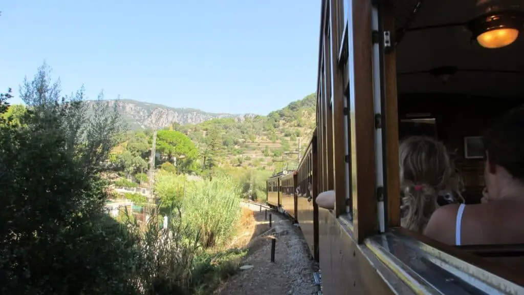 Palma de Mallorca to Soller - A view from the train