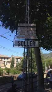 Soller sign in Soller