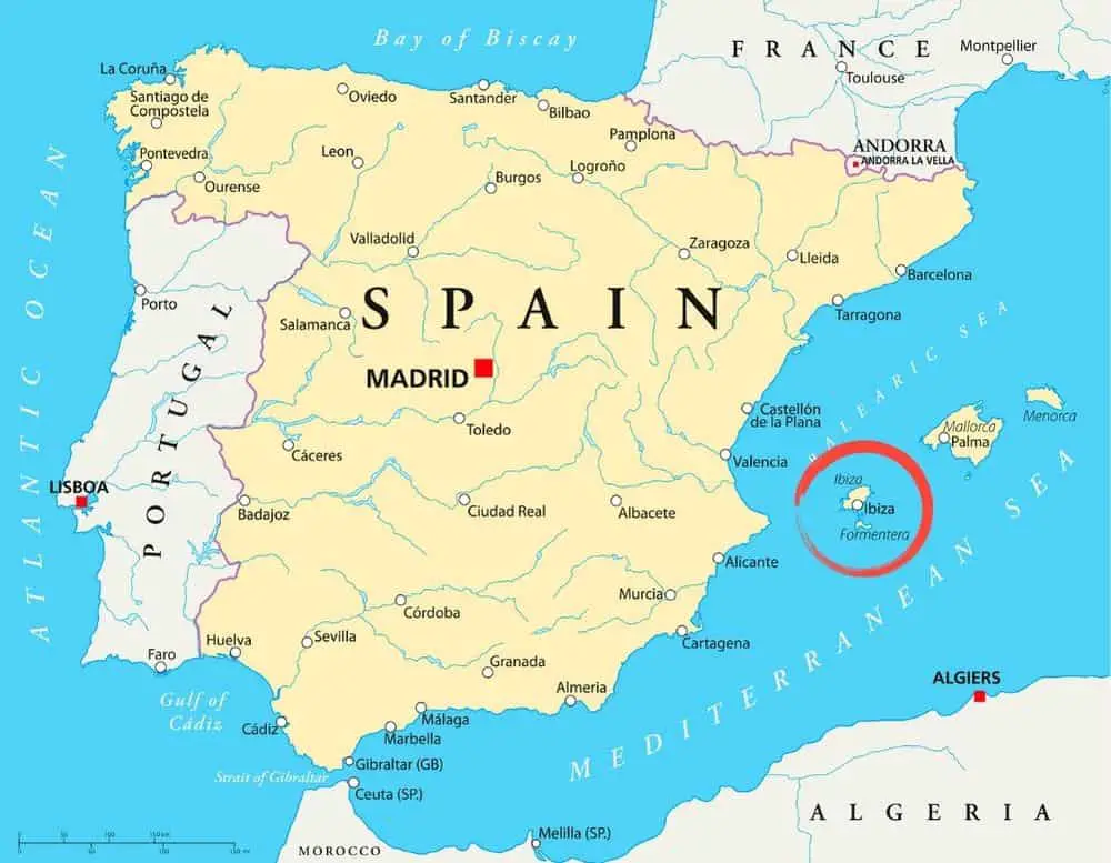 What Country is Ibiza Located in?