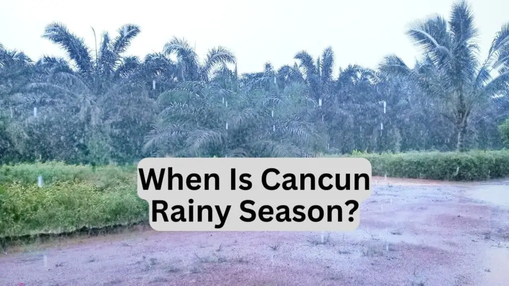 When Is Cancun Rainy Season