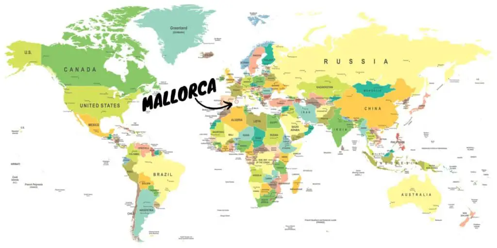 Where is Mallorca Located on the World Map?
