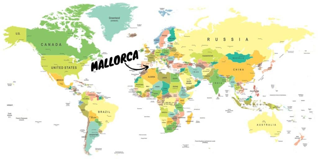 Where is Mallorca Located on the World Map?