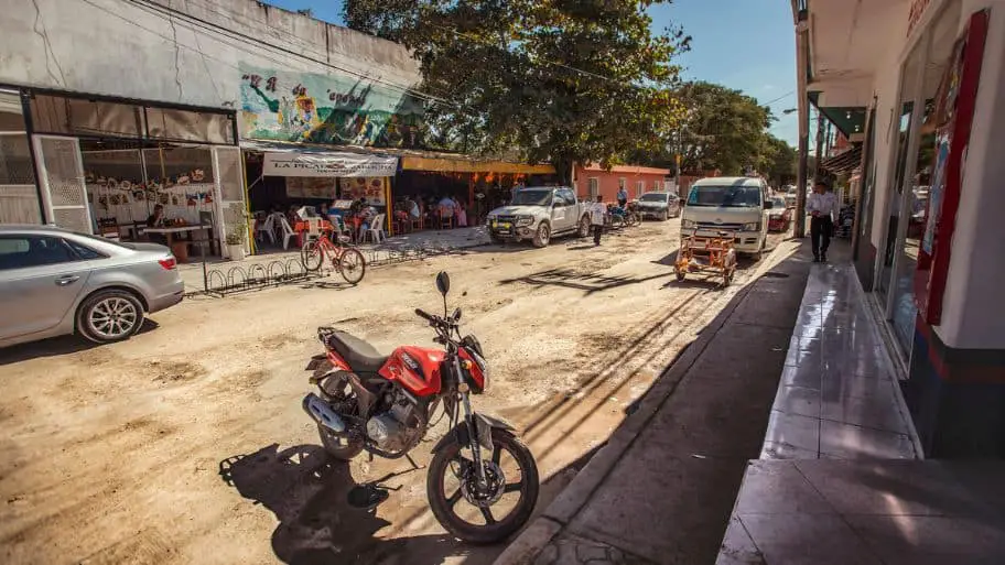 street parking in Tulum